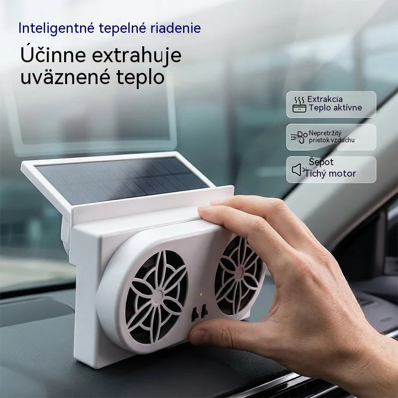 50% ZĽAVA 🌀 Solárny ventilátor do auta