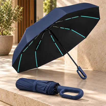 ☂️✨ Paraguas Automático Grande 2 en 1 | Paraguas para Lluvia y Sol con Protección UV y Diseño Elegante