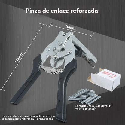 【Alicates + 600 Clavos】🐔🔧 Alicates para atar jaulas y redes de pesca.