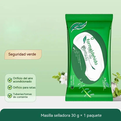 【10 piezas por 26€】🔧 Masilla Selladora Impermeable Blanca – Repara Agujeros de Aire Acondicionado, Paredes y Tuberías 💧🏠