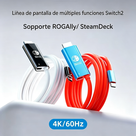 🔥 ¡50% DE DESCUENTO POR TIEMPO LIMITADO! 🔥 Cable adaptador USB-C a HDMI para Switch