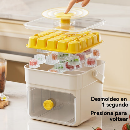 ❄️【50% de descuento】Máquina de hielo portátil | Incluye pala para hielo – Hace hielo en segundos(Prepara 50 cubitos de hielo a la vez)
