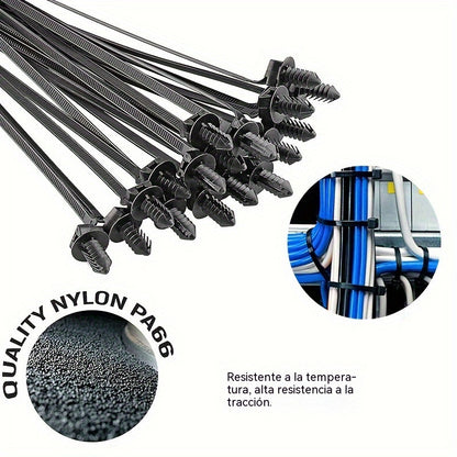 【54PCS】Clips de fijación y bridas para mazos de cables de automoción