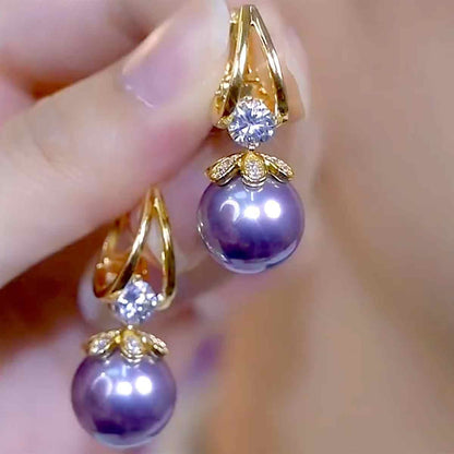 💋Pendientes de plata con perlas de lujo francés de nuevo estilo 2026