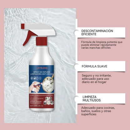📢📢¡Compra 1 y llévate 1 gratis!⏰¡Increíble control del moho! 🌟Spray limpiador espumoso que combate el moho.