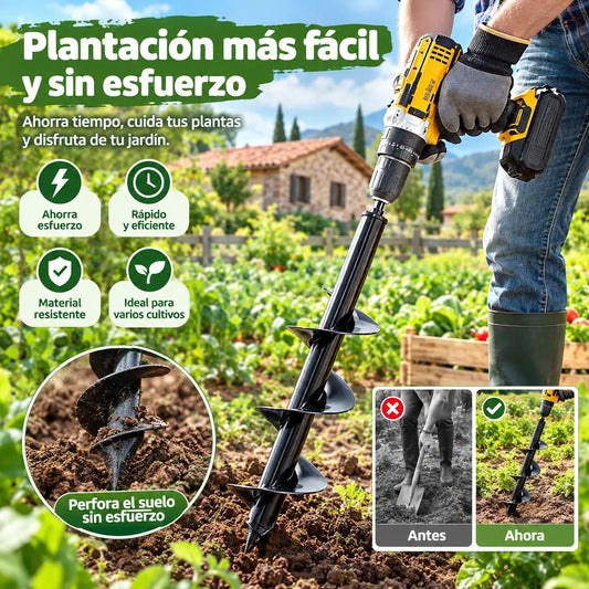 🌱 Herramientas de jardinería Azadas de jardín con eje en espiral