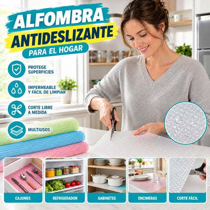 【8 piezas 】 Protectores impermeables para estantes de refrigerador — Antideslizantes, fáciles de limpiar y aptos para contacto con alimentos — Mantén los estantes ordenados y frescos ✨