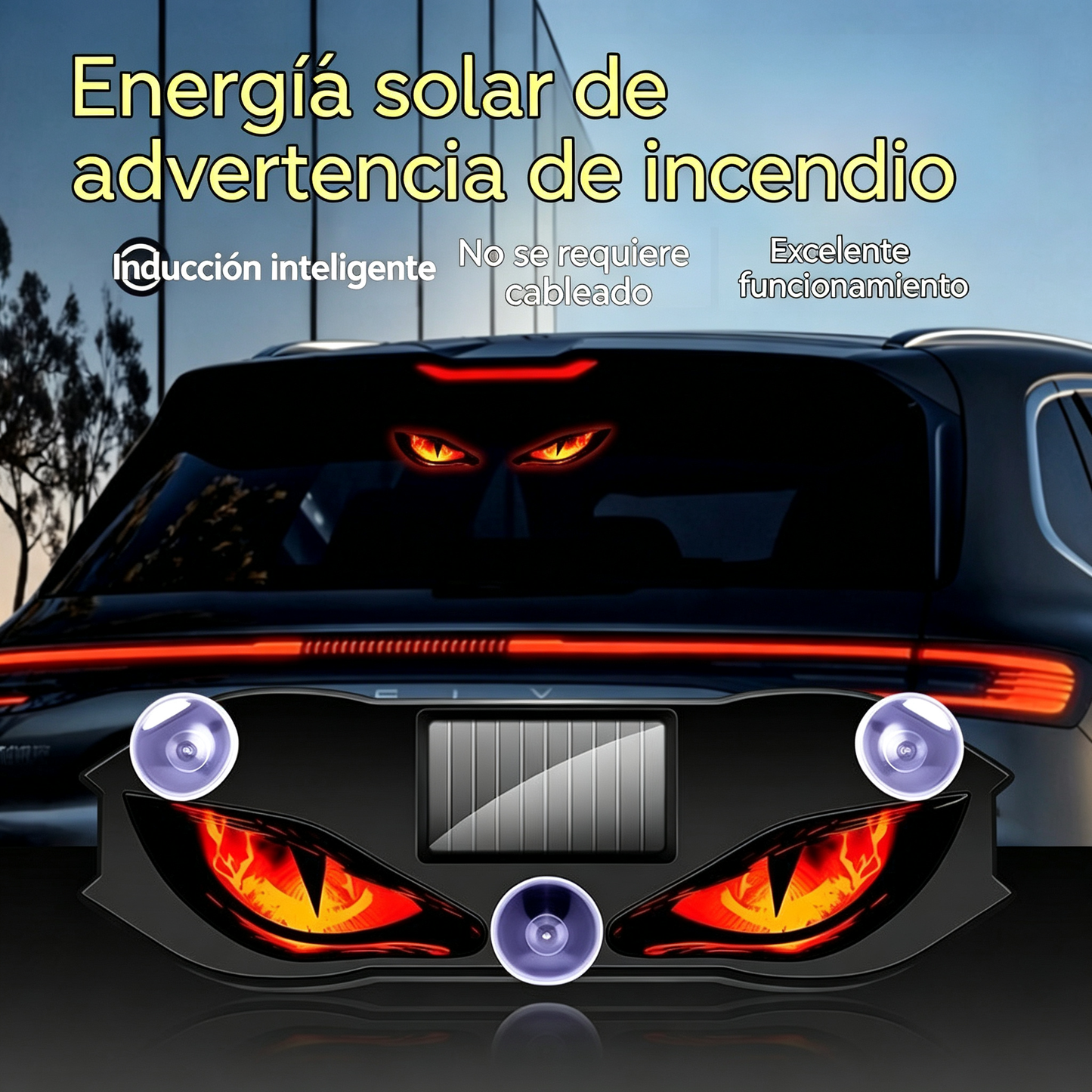【Compra 1 y llévate 1 gratis】2 artículos por 26 euros.🚗👀 Luz de advertencia LED solar para coche | Capta toda la atención y mejora la seguridad al volante: inalámbrica, con detección automática y aplicación universal ✨