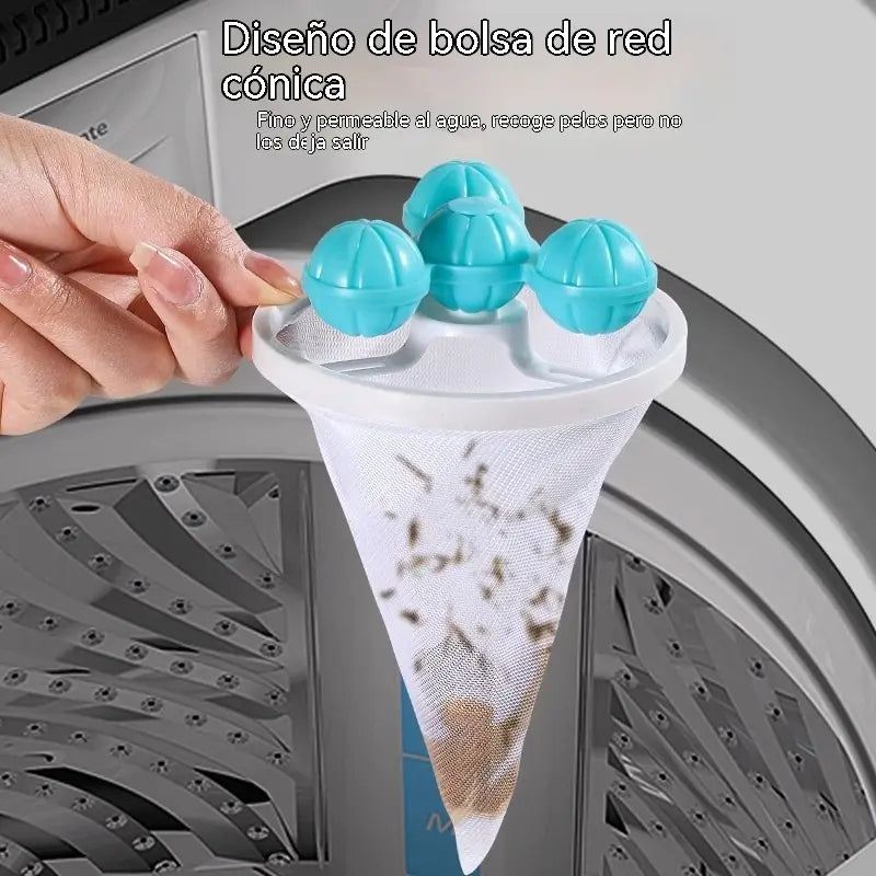 3 artículos 24 euros🎉 Bolsas flotantes de malla polar para lavandería