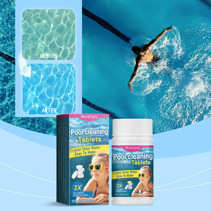 🔥【Vásárolj 1-t, kapsz 1-t ingyen】🏊‍♀️💧Medencetisztító tabletták a tiszta, átlátszó vízért.
