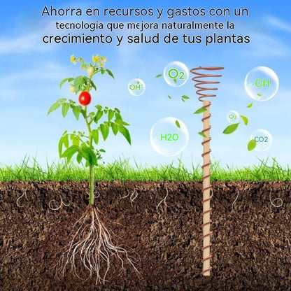 [3 piezas 26 euros]🌿 Antena de electrocultivo: ¡aumenta los rendimientos en un 70%, reduce los pesticidas y no necesitas fertilizantes! ⚡🍀