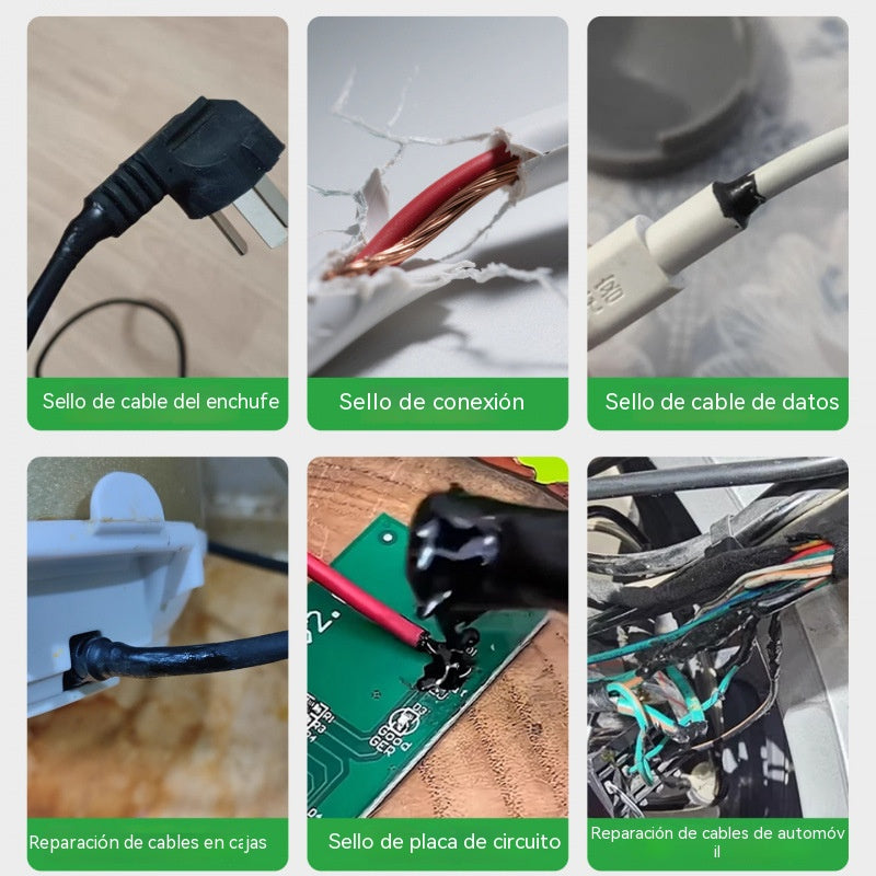【Compra 1 y llévate 1 gratis】Adhesivo líquido aislante eléctrico e impermeable, sellador de secado rápido, ignífugo y resistente a altas temperaturas.