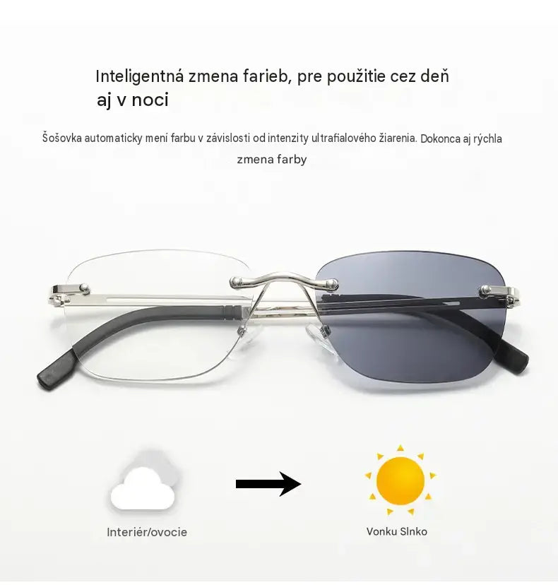 👓 Ta pametna bralna očala s funkcijo povečave so posebej zasnovana za ljudi srednjih in starejših let; odlikujejo jih večžariščna (multifokalna) tehnologija, prilagajanje svetlobi, fotokromatske leče in zaščita pred modro svetlobo.