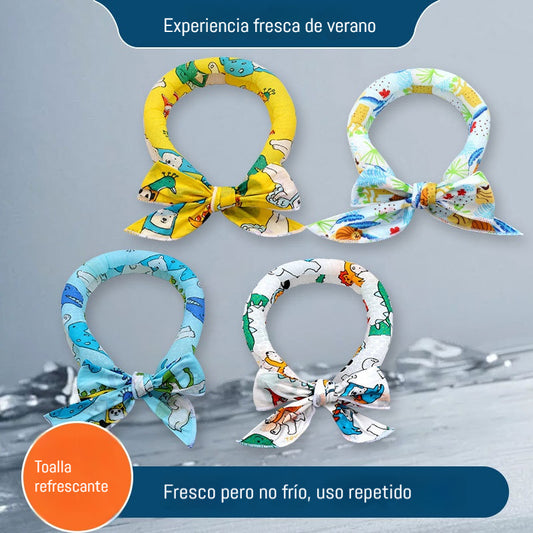 🐾【6 artículos por 26 euros】🌬Bufanda refrescante de hielo para mascotas！