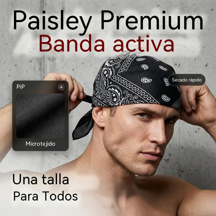 【Juego de 6 piezas】Pañuelo clásico para motociclistas y deportistas.