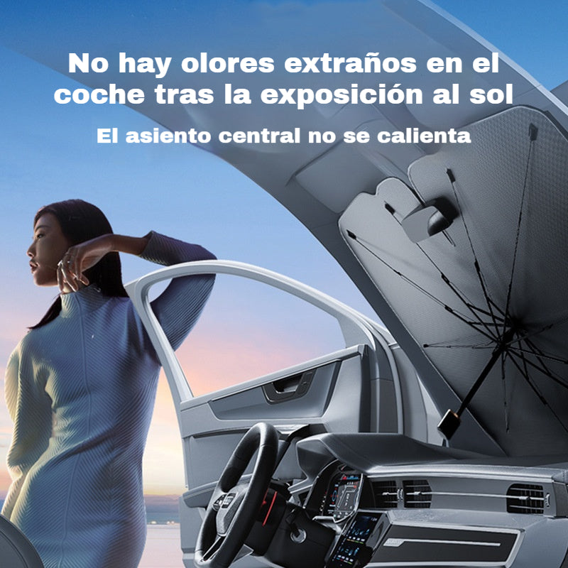 ☀️🚗Parasol plegable para parabrisas de coche (aislamiento térmico)
