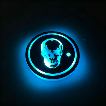 【3 artículos por 27 euros】🚗💡Posavasos coloridos para el interior del coche con luces LED