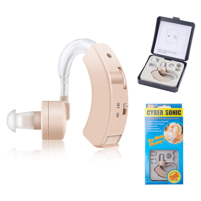 🔥Kit de audífonos digitales 2 piezas detrás de la oreja BTE amplificador de voz de sonido