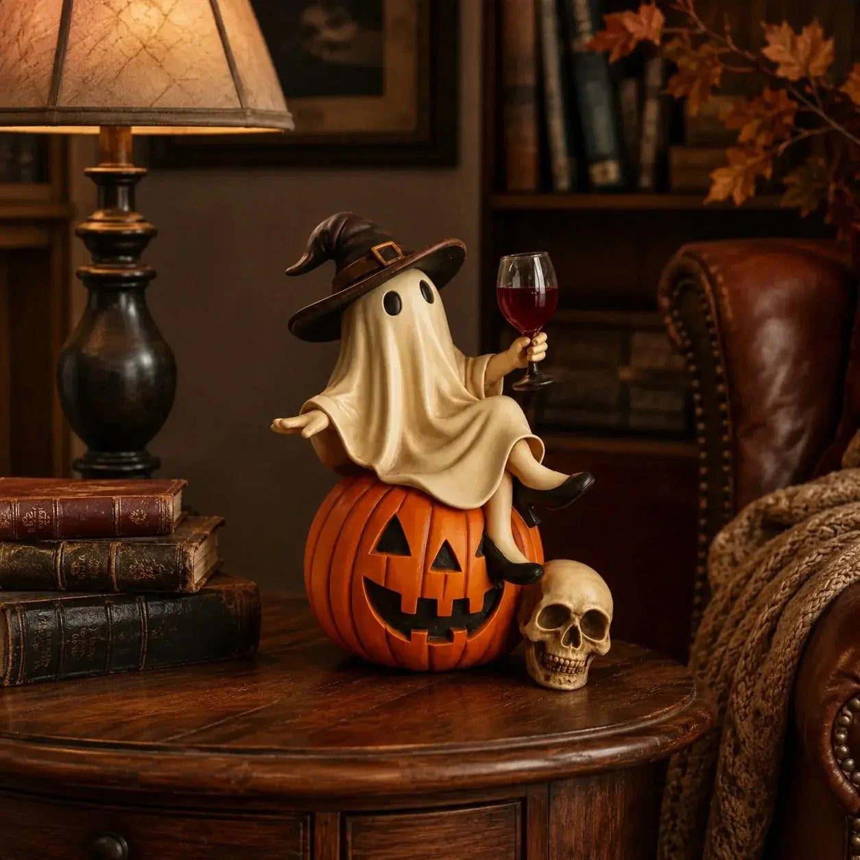 👻🍷 Noche de Vino Fantasma - Decoración de Halloween
