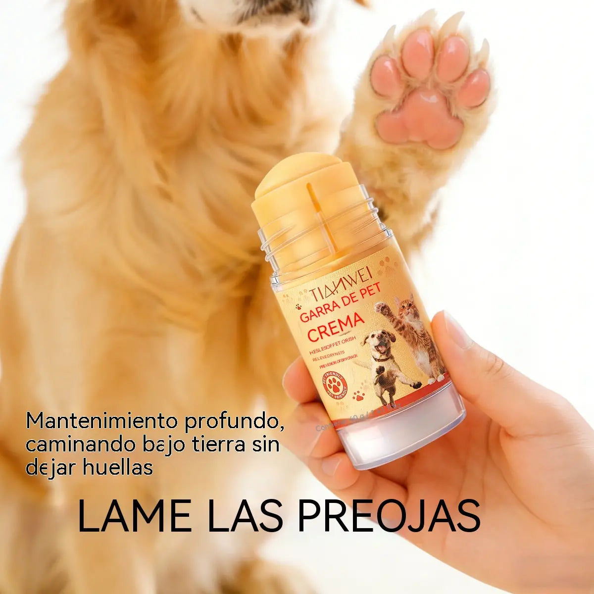 【3 botellas por 27 euros】💧🐾 Bálsamo hidratante para patas – 🐶 Mima las patas suaves y saludables de tu mascota