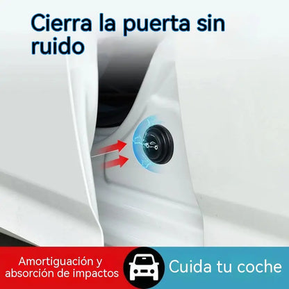 【20 pieza】Almohadillas universales amortiguadoras para puertas de coche, almohadillas elásticas de silicona anticolisión.