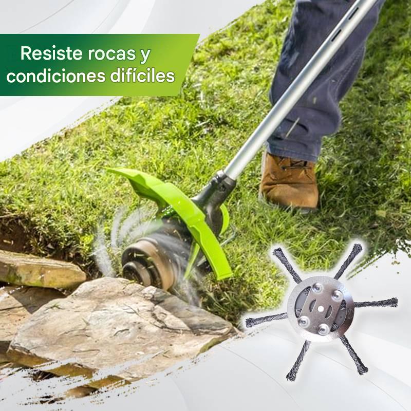 🔥【2 piezas 26 euros】🔥Cabezal de corte reemplazable para cortacésped/desbrozadora - cabezal de corte de acero para cortar césped 🌿✂️⚙️