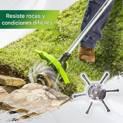 🔥【2 piezas 26 euros】🔥Cabezal de corte reemplazable para cortacésped/desbrozadora - cabezal de corte de acero para cortar césped 🌿✂️⚙️