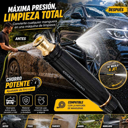💯✨Pistola pulverizadora de alta presión para uso doméstico, el efecto de limpieza te sorprenderá.