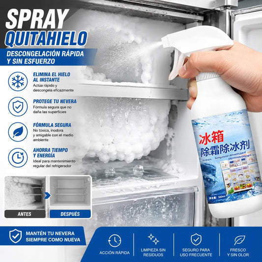 【Promoción último día 50% OFF 】Spray descongelante para frigorífico-congelador