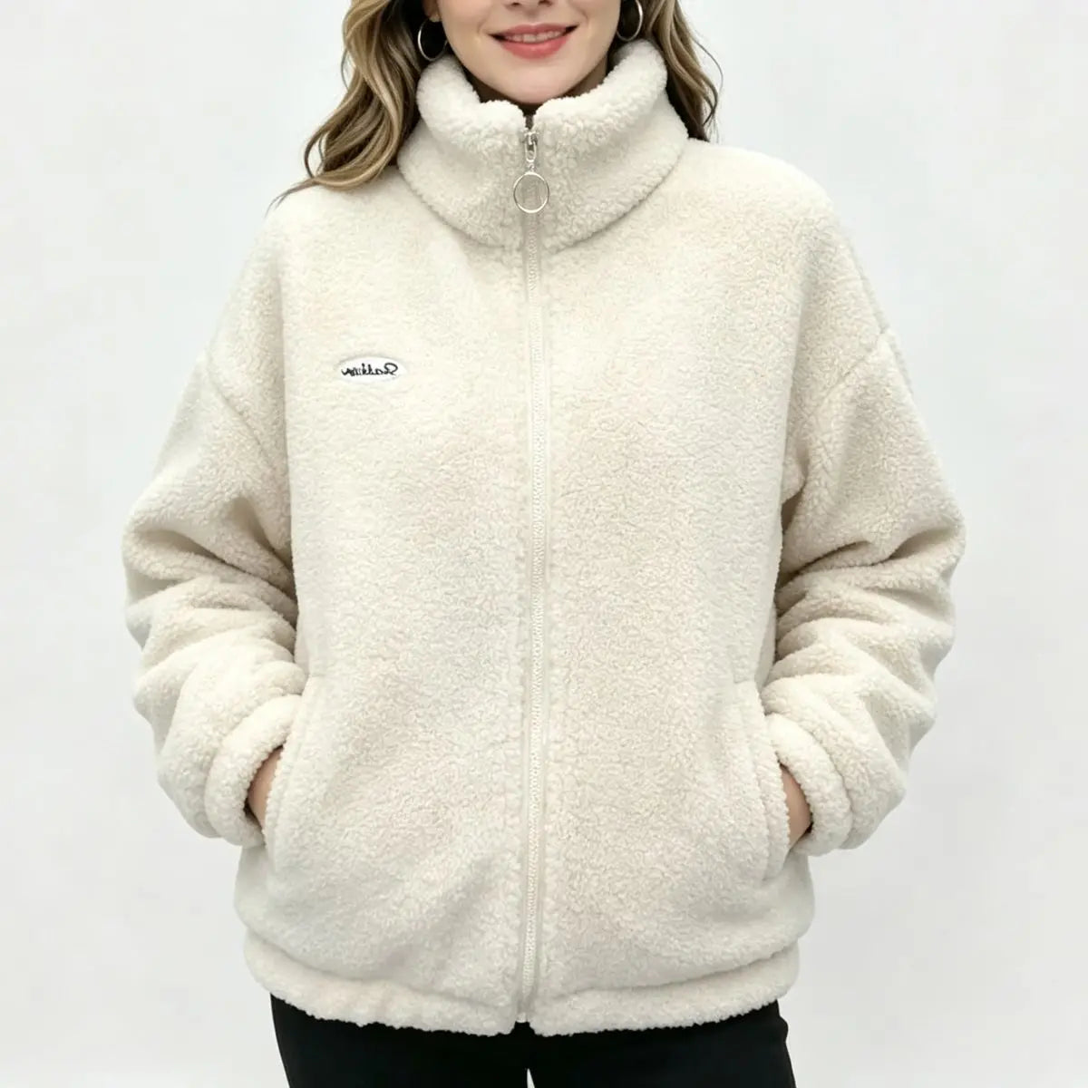 😍 ¡A mitad de precio! 【M-4XL】Chaqueta polar de invierno, chaqueta gruesa con forro de borreguillo, chaleco cálido.