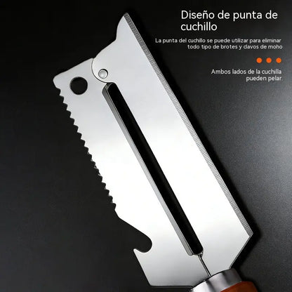 💥Compra 1 y llévate 1 gratis💥🔪Pelador multifuncional de acero inoxidable🧅