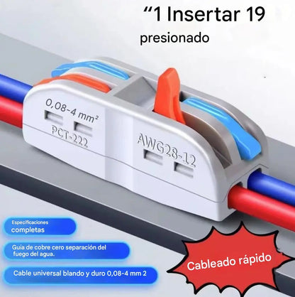 【30 piezas 25 euros】Conector de cable eléctrico multifuncional