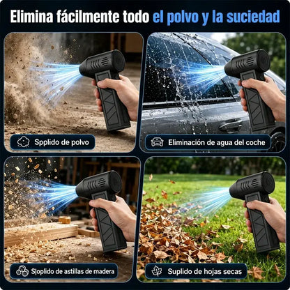 💨 Soplador Turbo de Alta Potencia – ¡Limpia tu Coche en Segundos!