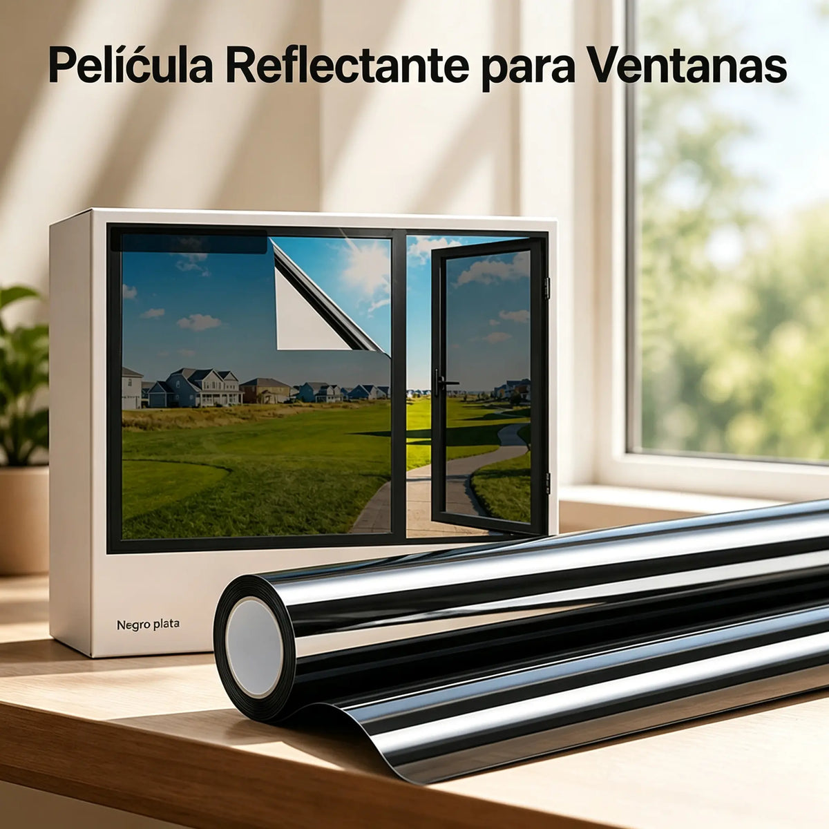 📱【150 cm × 1 m】🚗Película para ventanas con aislamiento térmico y protección de la privacidad: apta tanto para dormitorios como para las ventanillas del coche.