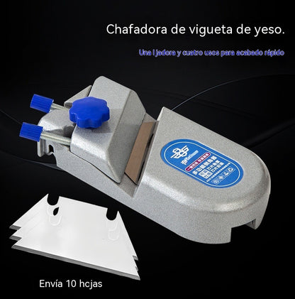 🧰Herramienta cortadora de ángulos 45° aleación aluminio para paneles yeso y madera