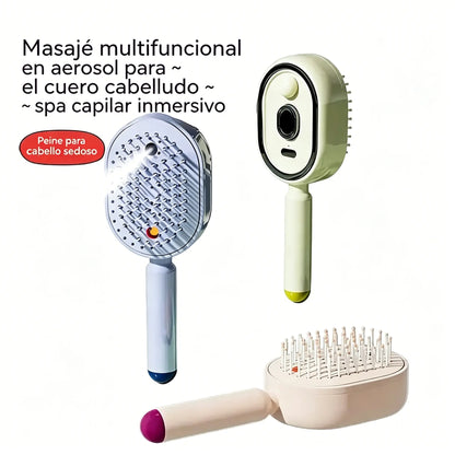 ⚡💨 Pulverizador eléctrico con peine de masaje y cojín de aire