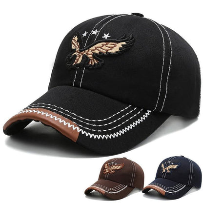 【💥 Productos más vendidos】😎Gorra de béisbol con bordado de águila 2025 – Unisex, perfecta para el día a día