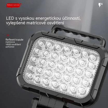 🔄💡Svítilna na lithiovou baterii s USB rozhraním, vhodná pro opravy aut apod.