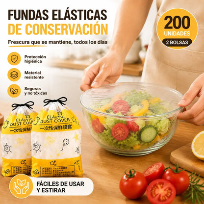 🔥🔥【Compre 1 y obtenga 1 gratis】【2 bolsa, 200 piezas】Tapa de frescura desechable de grado alimenticio