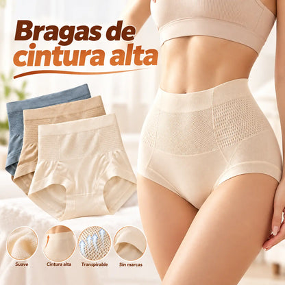 🔥【 7 piezas】【40-90 kg】Ropa interior para mujer con control de barriga y cintura alta sin costuras, 100 kg