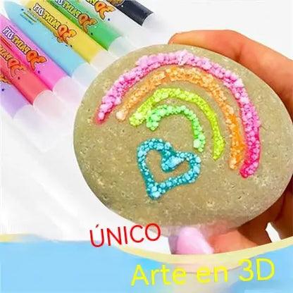 🎁【Compra 1 y llévate otro gratis】Bolígrafo de impresión 3D para niños: dibujo con burbujas tipo palomitas (DIY)