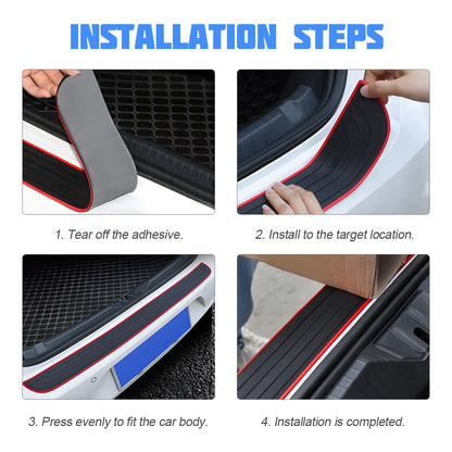 🚗🚗Tiras para maletero/umbral, pegatinas de protección para el coche, tiras de protección anticolisión y antirayaduras