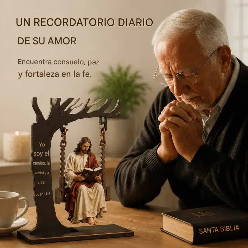 🔥Compra 1 y llévate 1 gratis🔥🔥 Último día: 50 % de descuento - ✝️📚 Adorno colgante cristiano de Jesús
