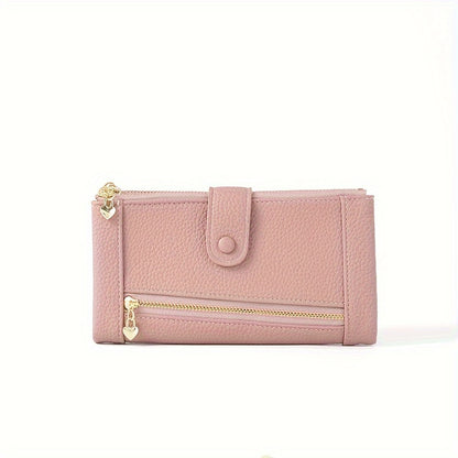 💰【Oferta por tiempo limitado】Cartera de cuero genuino retro de moda para mujer más vendida en 2026, multicapa de gran capacidad