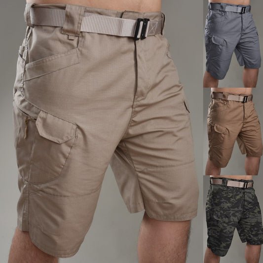 🔥【S-6XL】Pantalones cortos tácticos impermeables para exteriores para hombre❤️ (40-105 kg)