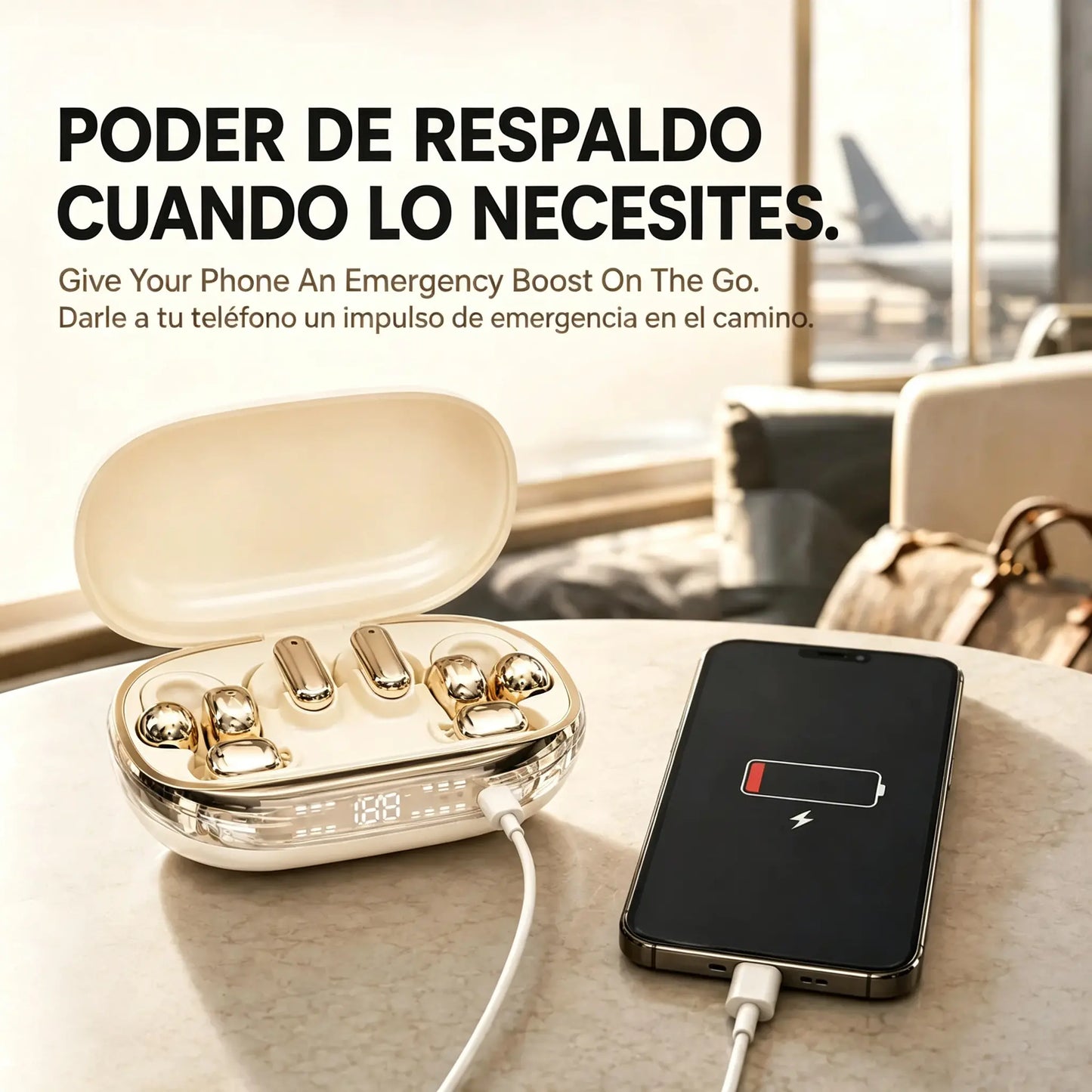 Auriculares inalámbricos GT699S 6 en 1 con múltiples estilos y estuche de emergencia ✨