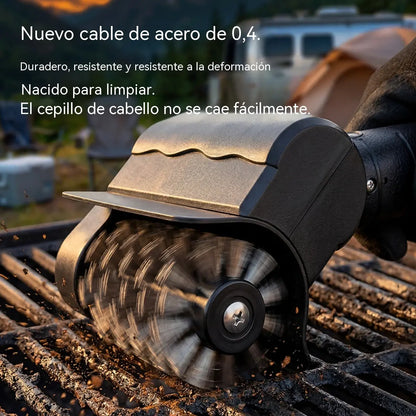 🔋🧹 Cepillo eléctrico inalámbrico para limpieza de barbacoas – batería de litio, multifuncional y fácil de usar 🔥🍖