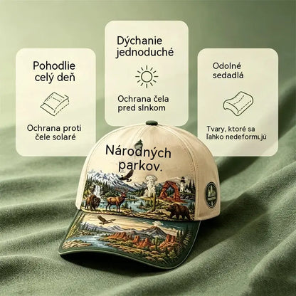 🛍️ Retro americký štýl! Prémiová baseballová šiltovka s 3D potlačou, ochrana pred slnkom | 3 modely