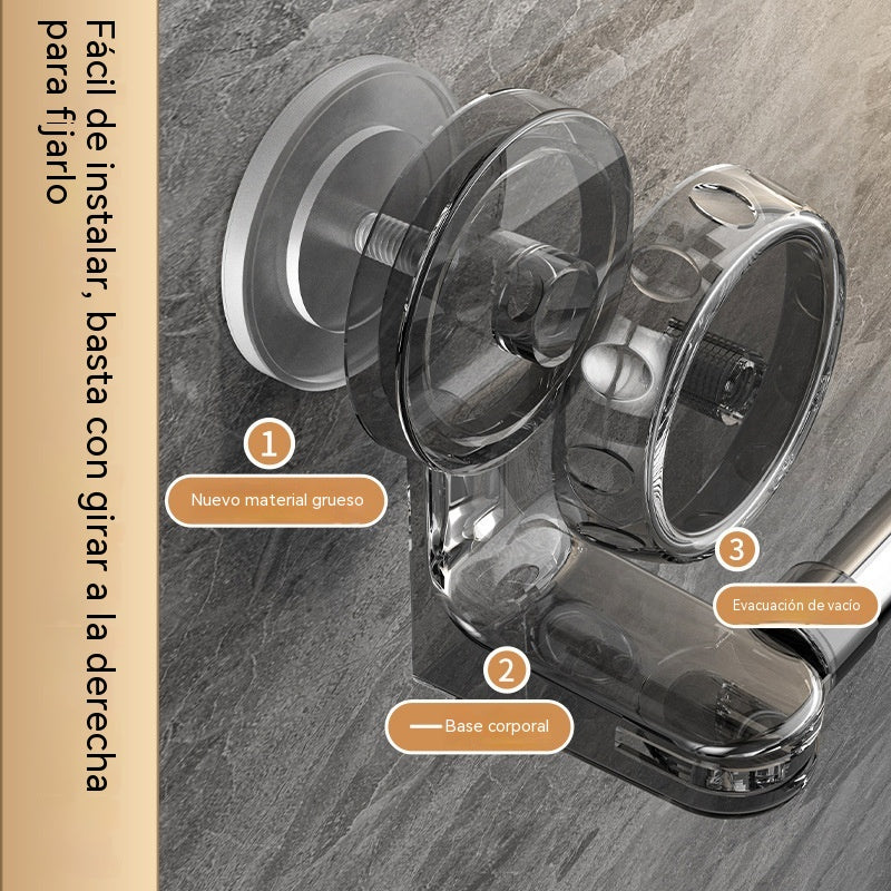 🧼 🔧 ¡50% DE DESCUENTO! Toallero retráctil sin taladros: instalación rápida, espacio ajustable y agarre en superficies lisas 🚿