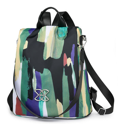 Bolso bandolera de tela Oxford ligero, multifuncional, de gran capacidad y antirrobo.